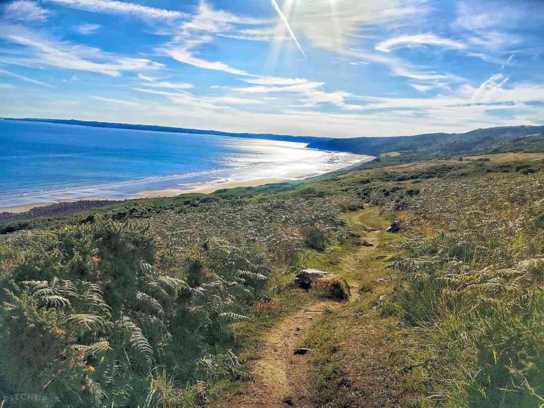 Geodome With Sea Views Near Pendine Villa Buitenkant foto